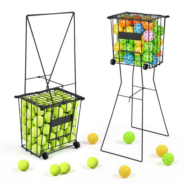 Tennisboldvogn, 75 bolde kapacitet, hjul