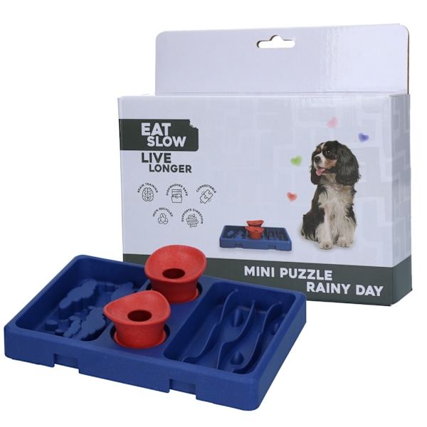 Ät Långsamt Lev Längre Mini Pussel Regnig Dag
