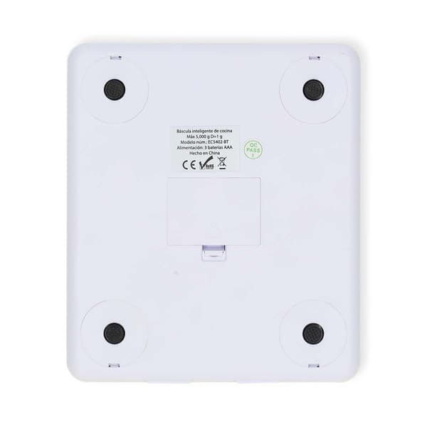 SmartLife köksvåg | Bluetooth® | Glas / Plast | Vit