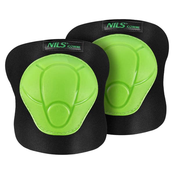 Skateboardskyddset, handled, armbåge, knä, grön, storlek L