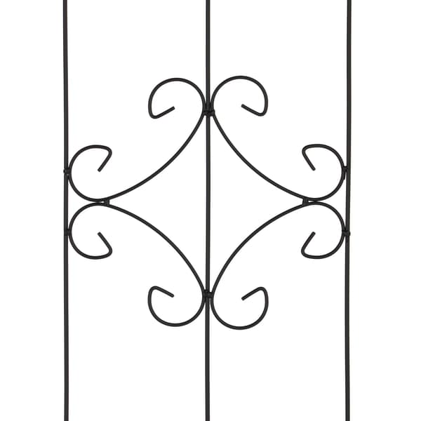 Spaljé 180 cm set om 2 svarta