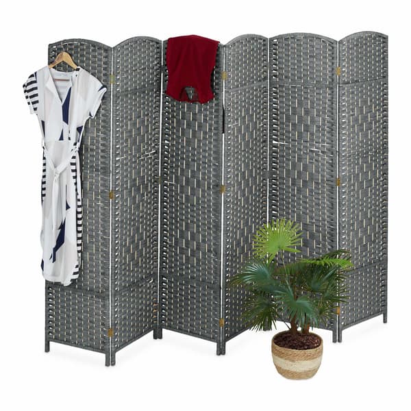 6-panels rumdeler, foldbar skærm