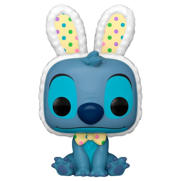 Stitch Easter Bunny Plyslegetøj - Disney-figur, 12 tommer