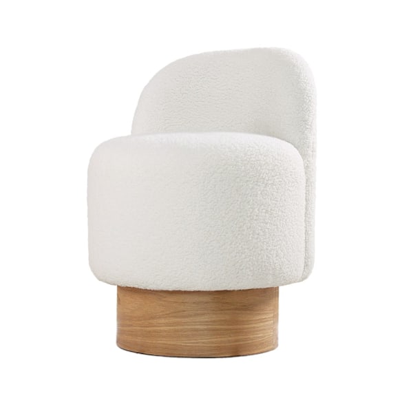 Puf Monre Teddy - Hvid