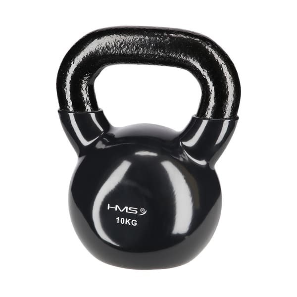 10 kg Støbejern Kettlebell – Sort