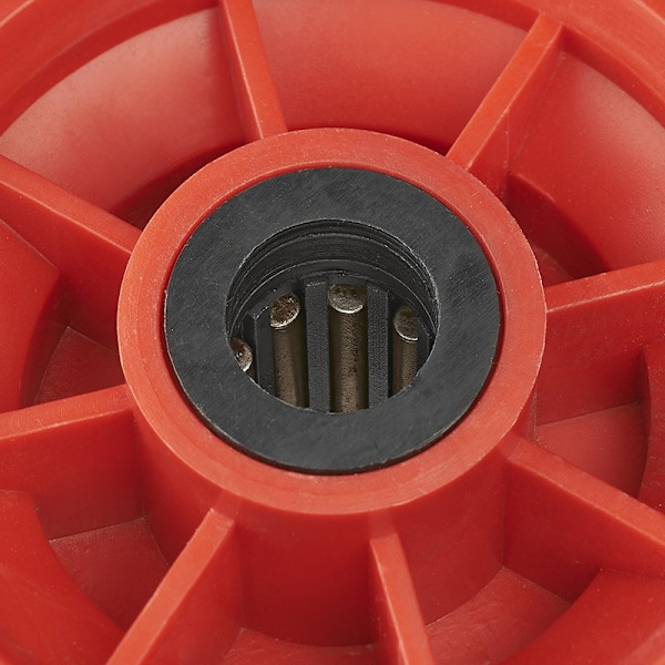 PU-däck med plastfälg 10" 3.00-4