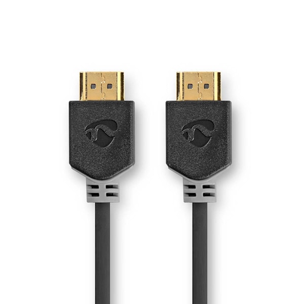 Ultra High Speed ​​HDMI ™ -kaapeli | HDMI™ liitin | HDMI™ liitin | 8K@60Hz | 48 Gbps | 1.00 m | Pyöreä | 6.0 mm | Antrasiitti | Ikkunallinen laatikko