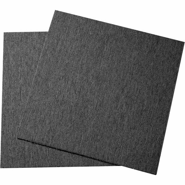 Återanvändbara mattplattor 20x20, vadderade, 20-pack, mörkgrå