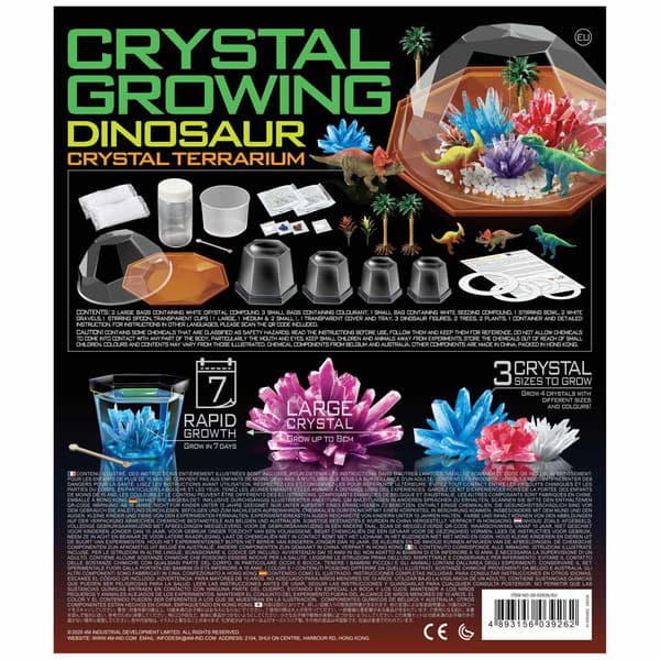 4M gør-det-selv sæt Dino Crystal Terrarium