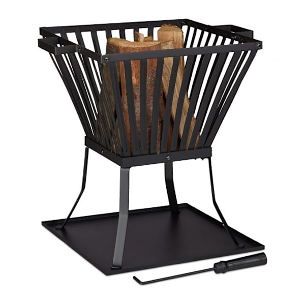 Ildkurv XL med ildgaffel