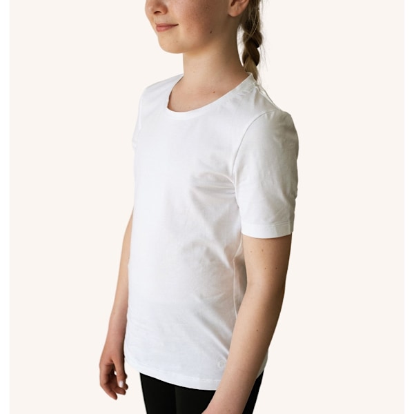 SWEDISH POSTURE Alignment T-paita Puuvilla S Kids Valkoinen