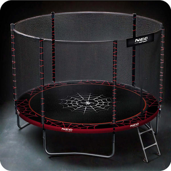 6ft/183cm havetrampolin med udendørs net og stige Neo-Sport