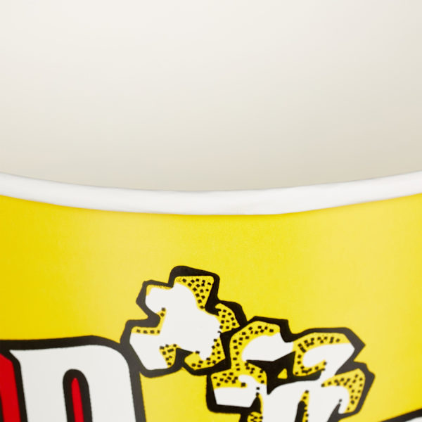 Uudelleenkäytettävä popcorn-ämpäri 6 kpl