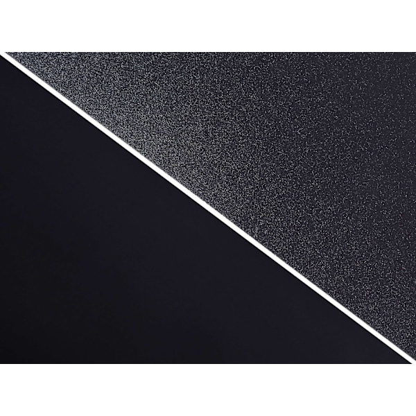 Gulvmåtte til stol, 140x100 cm, sort polypropylen