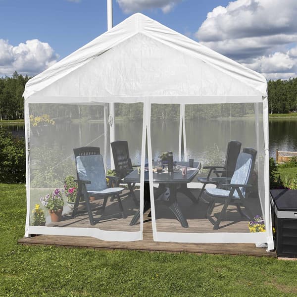 Hyttysverkko 3x3m paviljonkiin White
