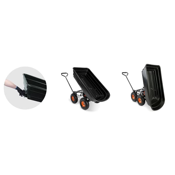 Havevogn med tipfunktion 75L Humberg 4872