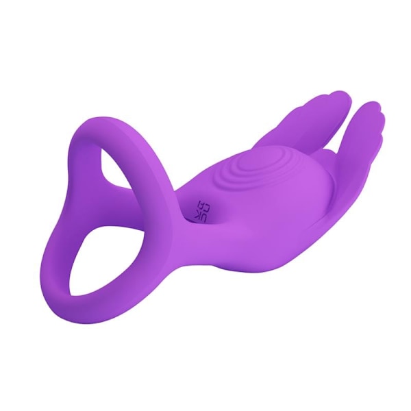 Silas Vibrating Penis Ring Purppura