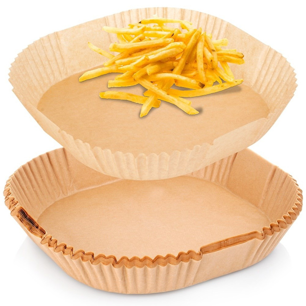 50 engångsinsatser för luftfritös, vattentätt och non-stick
