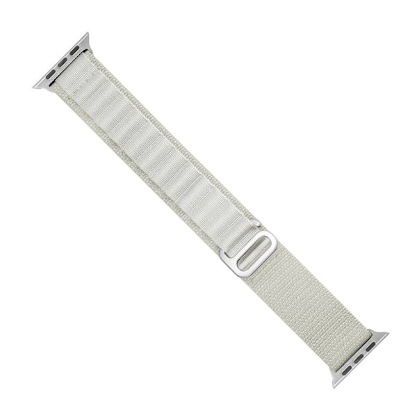Hihna Alpine-terässoljella Apple Watchille 42 / 44 / 45 / 49 mm hopea