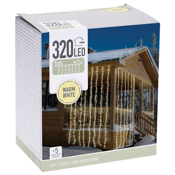 Lyssnor 320 LED-lys - Perfekt til juledekoration