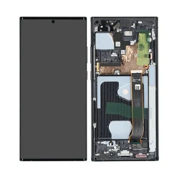 Samsung Galaxy Note 20 Ultra 5G LCD-skærm uden kamera - Sort