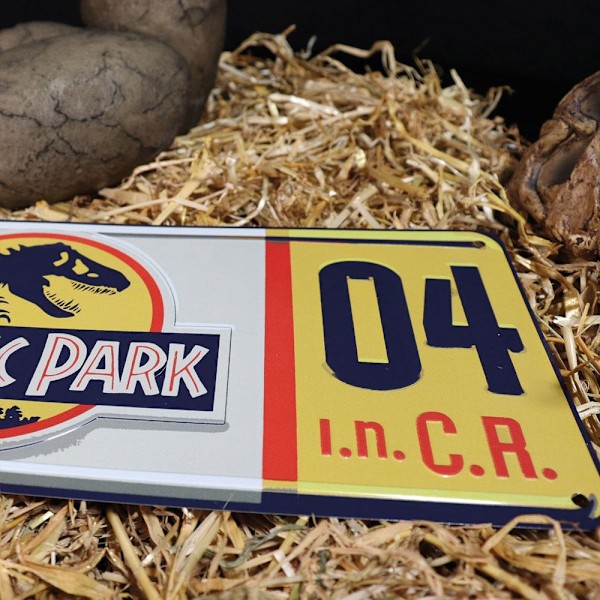 Jurassic Park Replica 1/1 Dennis Nedryn rekisterikilpi