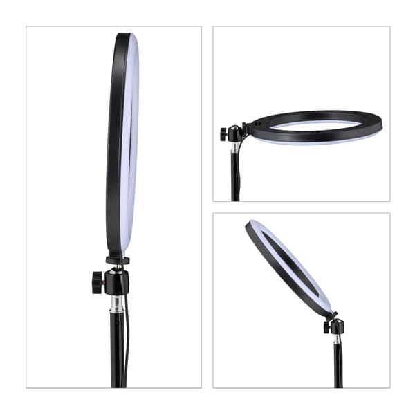 LED ringlampa med stativ