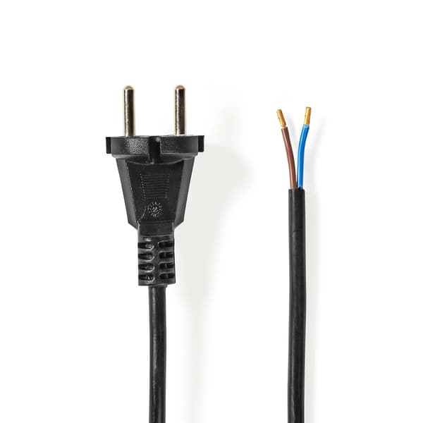 Støvsuger Strømkabel | 7.00 m | CEE 7/17 | 250 V AC | 16 A | Sort | PVC