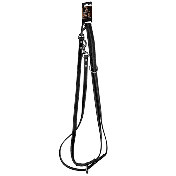Täplikäs! Pro Leather Training talutushihna musta 1,6x250cm