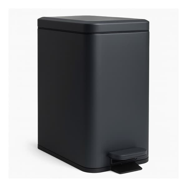 Slank pedalspand, 10 l – blød lukning, håndfri