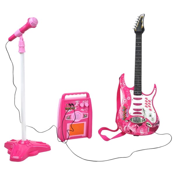 Guitar + mikrofon + forstærker rose 22407