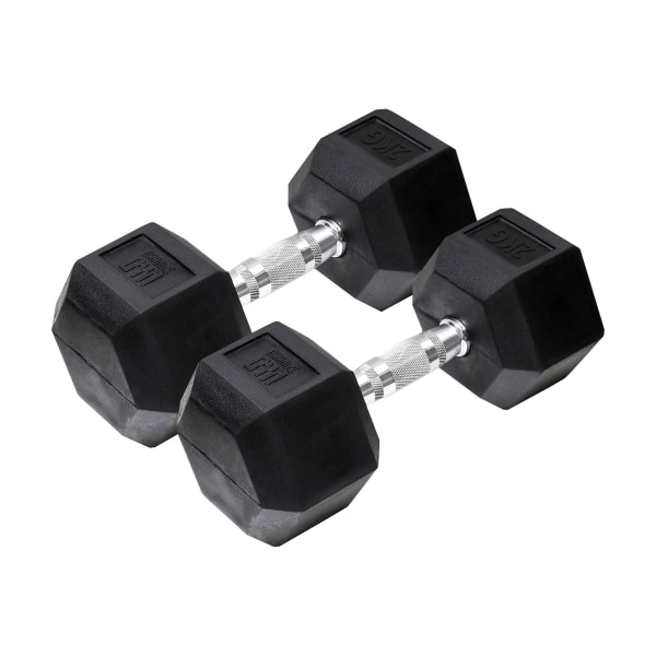 Orange Gym - Hex Hantel - 2 kg - set om 2