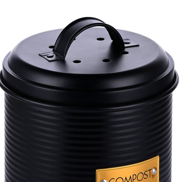 Kompostbeholder med lugtfilter, 2,5 l kapacitet
