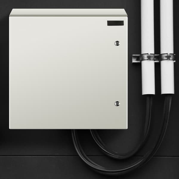 NEMA 4X stålelkapsling 60x60x20 cm, IP66