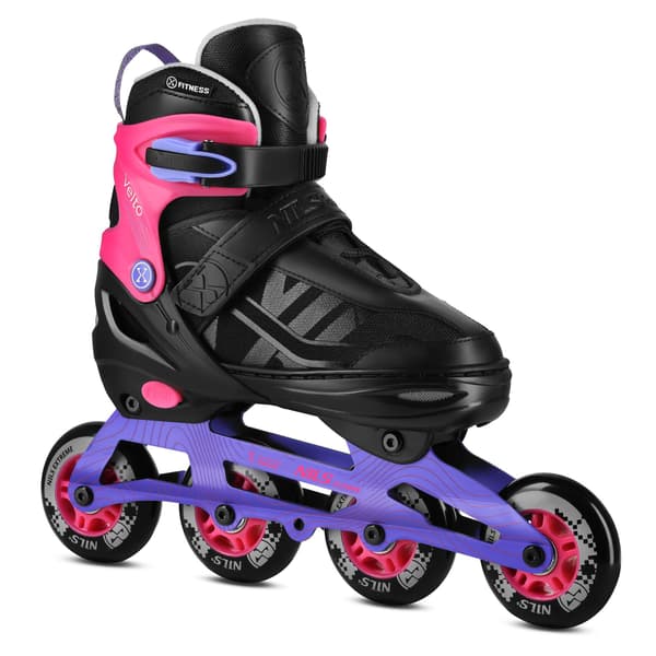 Inlines, justerbar storlek EU 35-38, rosa, ABEC 7