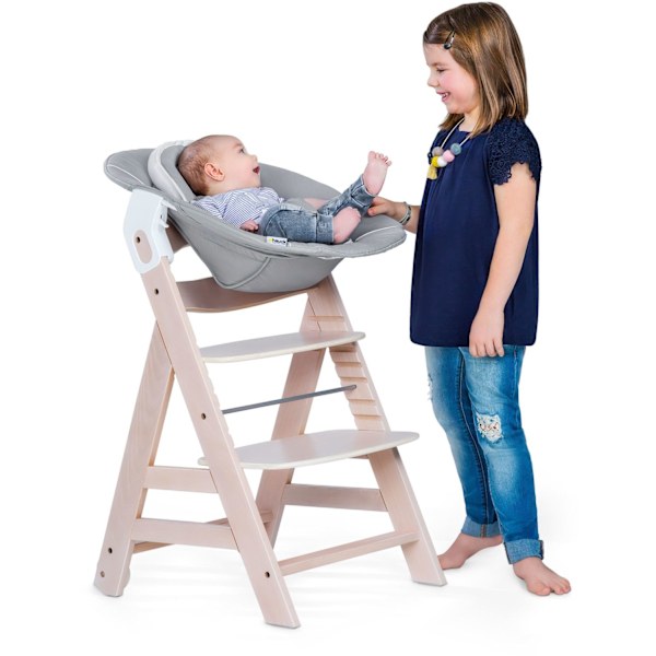 Hauck Alpha Bouncer 2in1 - sitt- och barnstolssits, Stretch Grey
