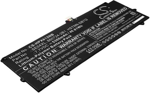 Batteri til HP Pro X2 612 G2 (1LA51UT) mv