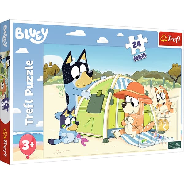 Bluey Maxi Pussel, 24 Bitar, 60x40 cm