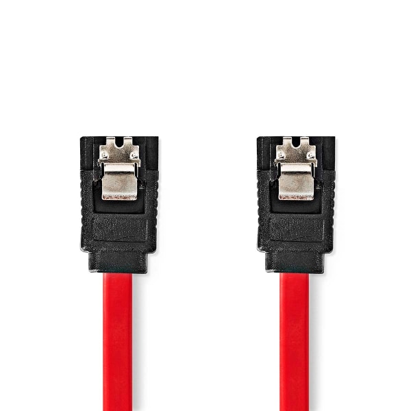 SATA kabel | 3 Gbps | SATA 7-Pin Hun | SATA 7-Pin Hun | Nikkelpl