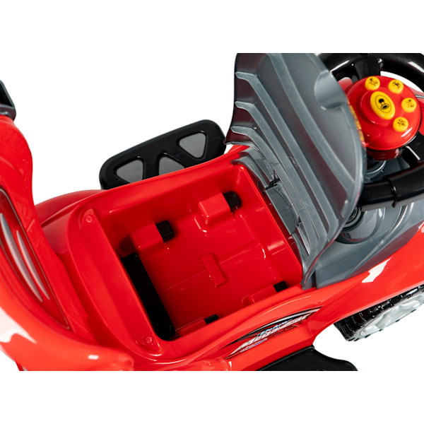 Ride On Toy Push Car Walker med håndtag 3i1-rød