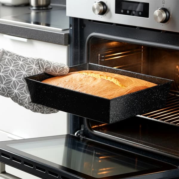 Granit bakform med non-stick-beläggning, 27,5x22,5x6 cm