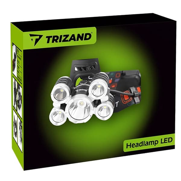 Ajovalaisin 5 x LED T6 CREE