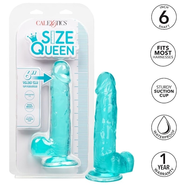 Calexotics - koko Queen Dildo Blue 15,3 cm