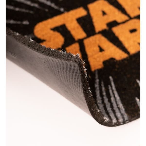 Star Wars logo dørmåtte, indendørs/udendørs, slidstærkt materiale