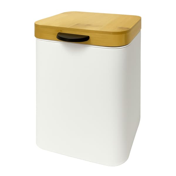 Väggmonterad soptunna för badrum, 3 l, mjukstängande lock