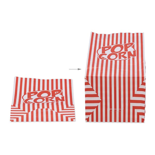 Popcorn-pussit retro-kuvioilla - 48 kpl