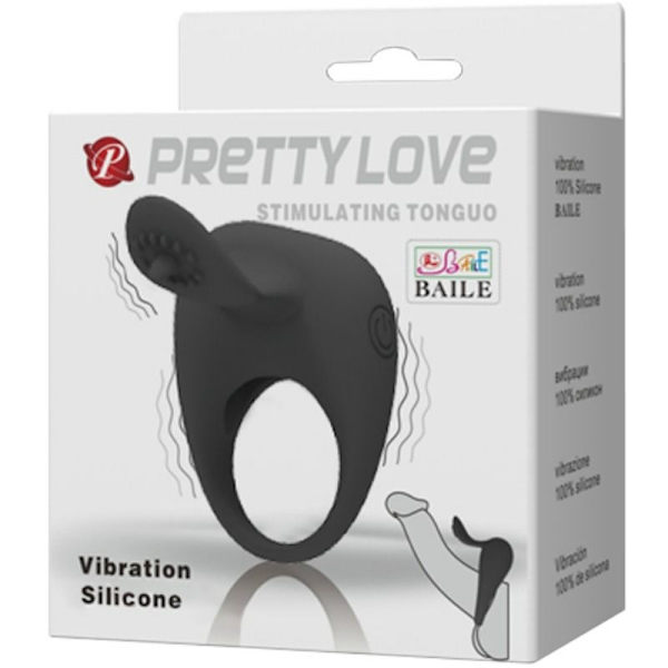 Pretty Love - Vibrerende ring med tunge