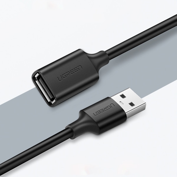 USB 2.0 forlængerkabel 480Mb/s 3m sort