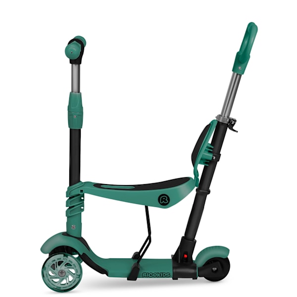 Ricokids Todi trehjulet scooter - grøn