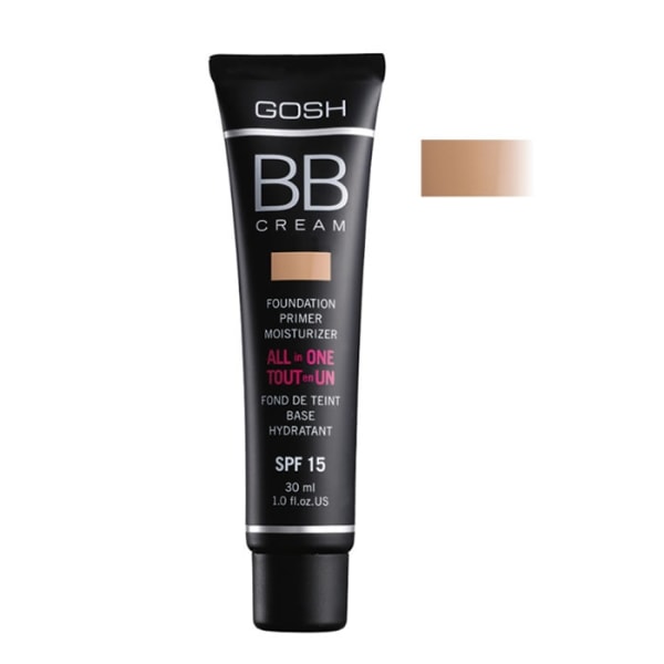 Gosh BB Cream Foundation Primer Moisturizer 03 Warm Beige 30ml